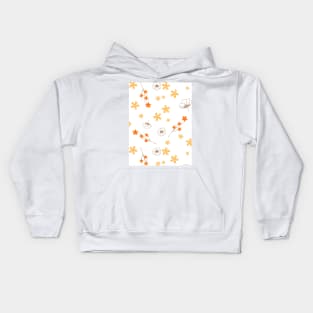 Minimalist Floral Pattern Kids Hoodie